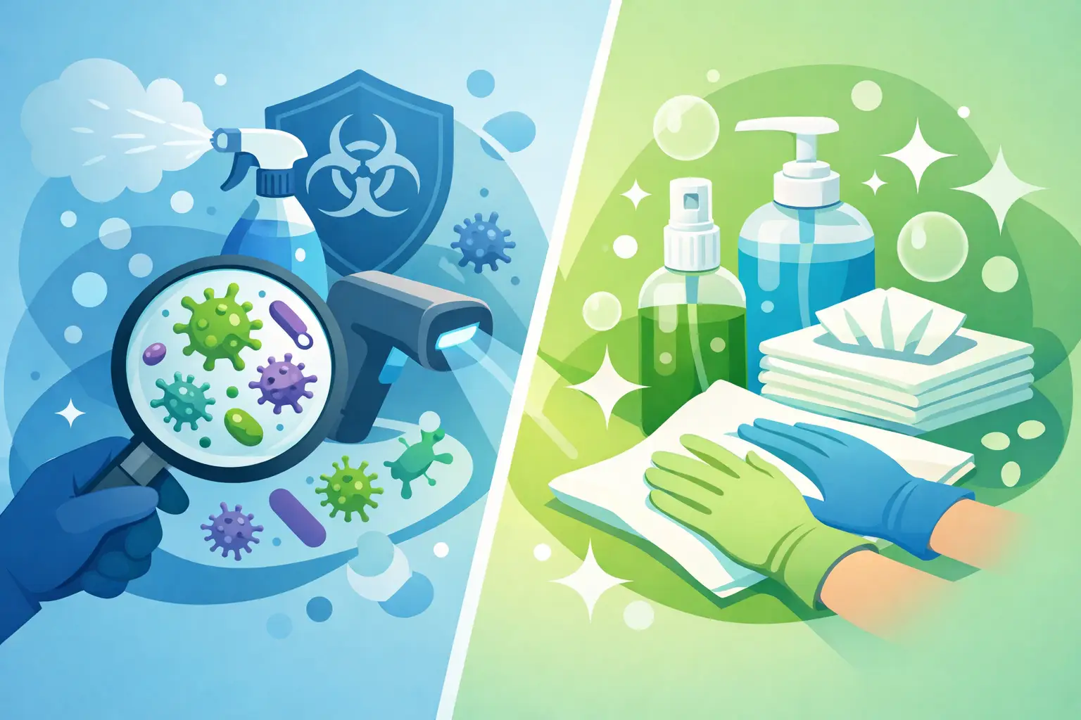 Difference Between Disinfection and Sanitization