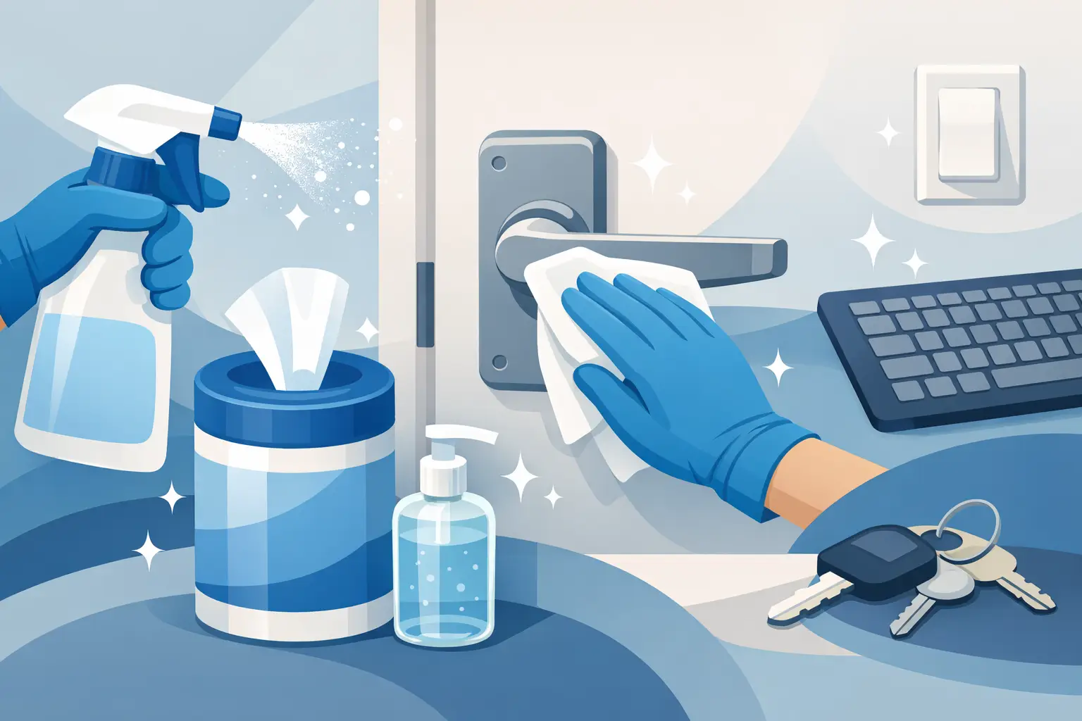 How to Sanitize High Touch Surfaces