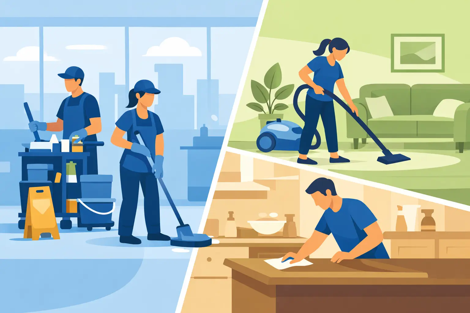 Janitorial Services vs In House Cleaning