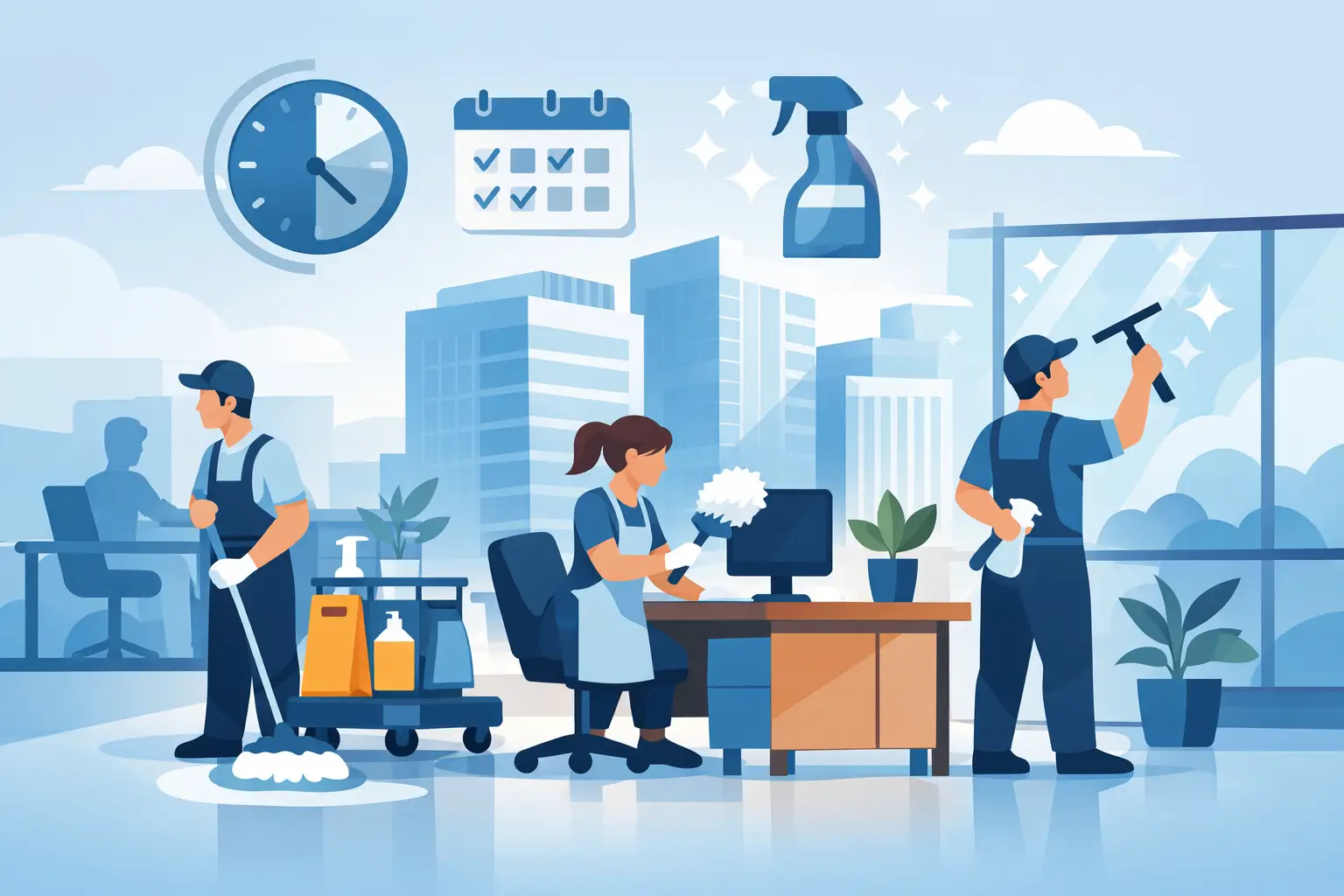 Set Cleaning Frequency for Office Buildings Set Cleaning Frequency for Office Buildings