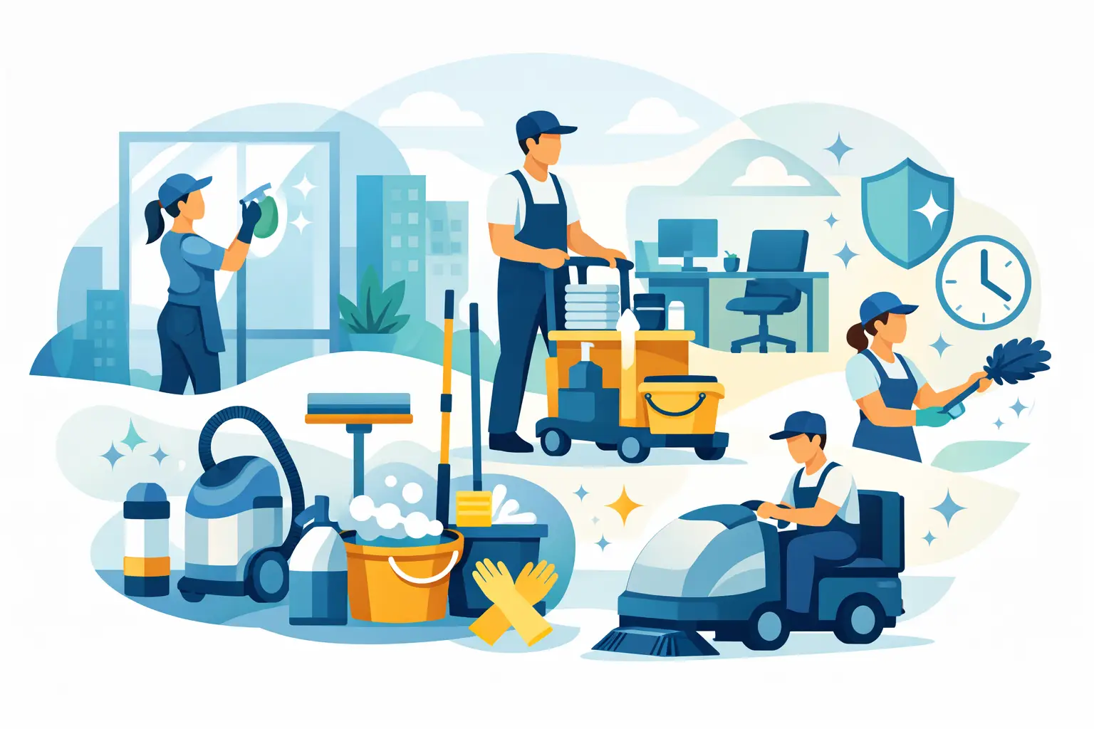What Is Included in Facility Cleaning Services?