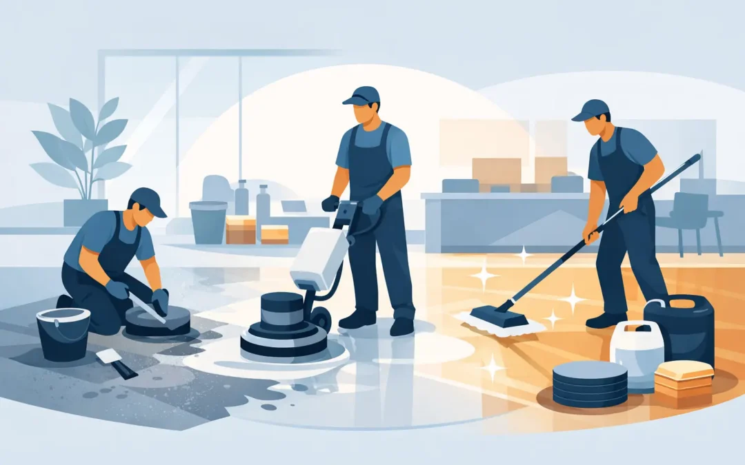 When Floor Stripping and Waxing Services Matter