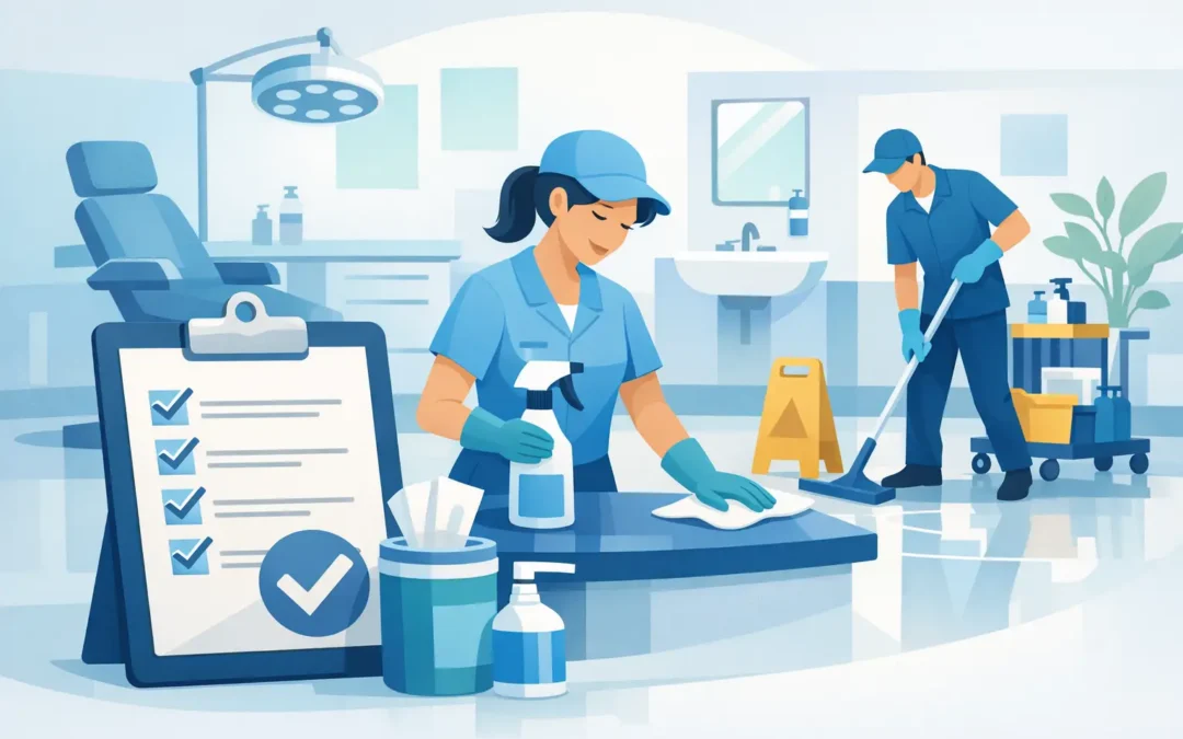 Clinic Sanitation Checklist Example for Daily Care
