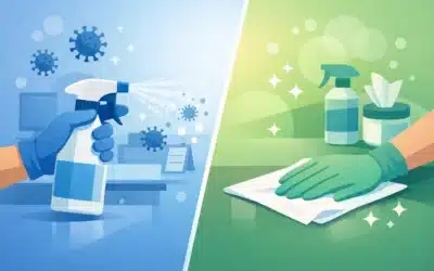 Disinfecting vs Sanitizing Workplace Surfaces