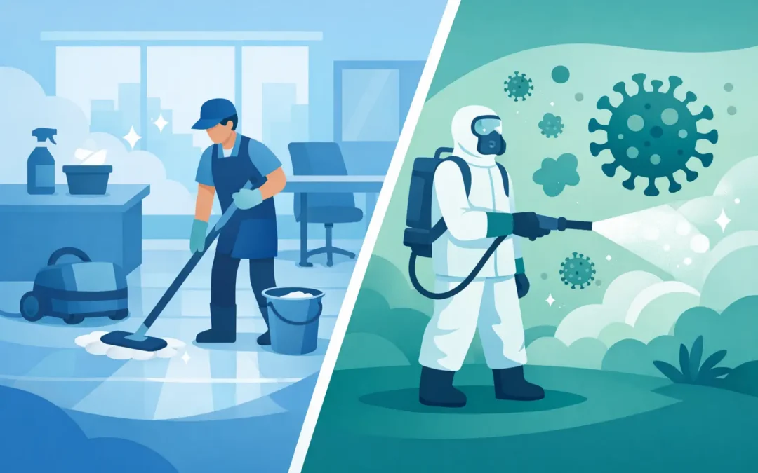 Disinfection vs Deep Cleaning for Your Facility