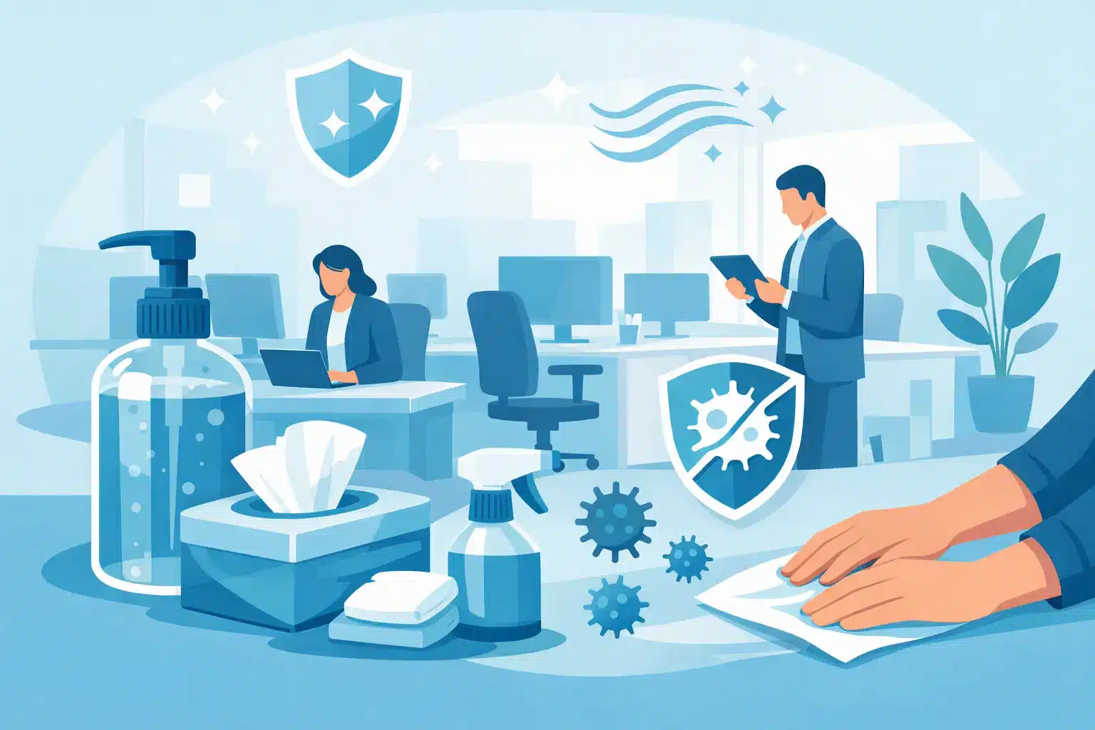 How to Reduce Workplace Germs Without Disruption