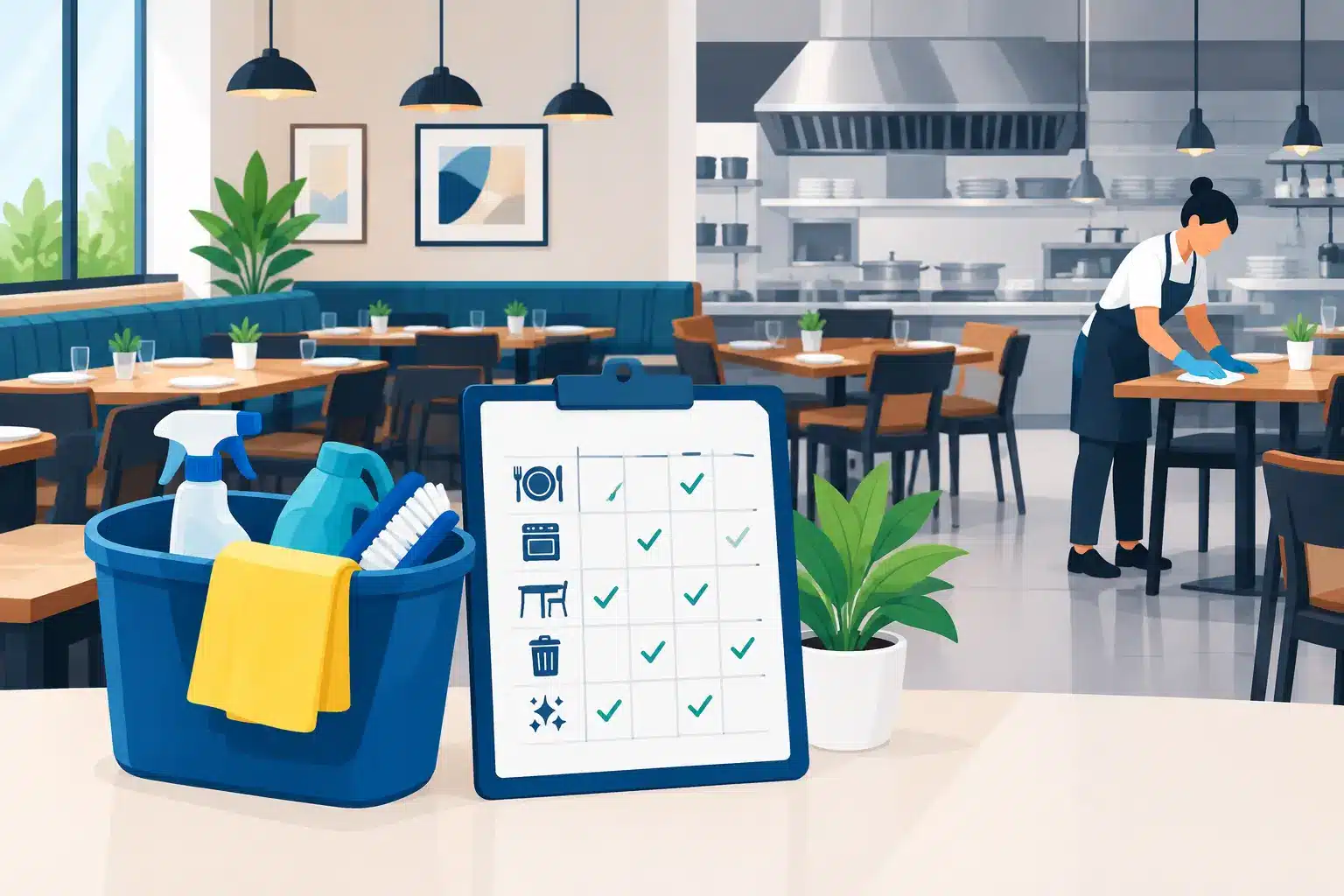 The Best Cleaning Schedule for Restaurants The Best Cleaning Schedule for Restaurants